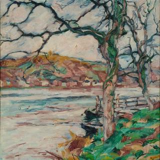 Josef Urbach - Flusslandschaft.