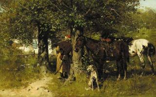 Josef von Brandt - The rendezvous