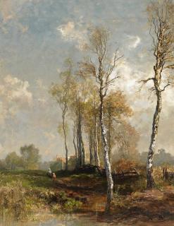 Josef Wenglein - Am herbstlichen Waldrand