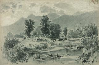 Josef Wenglein - Chiemseelandschaft.