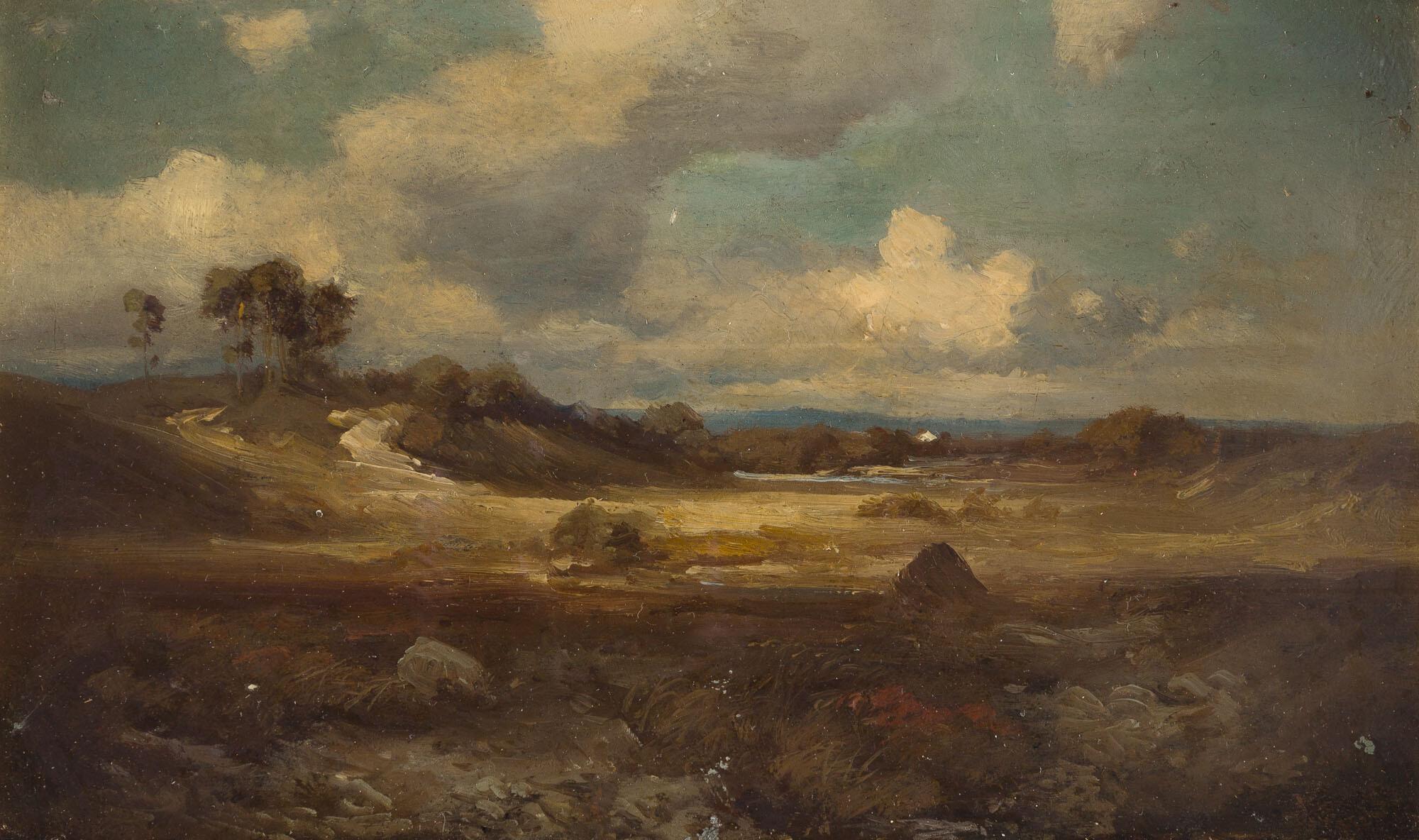 Josef Wenglein - Herbstliche Moorlandschaft.