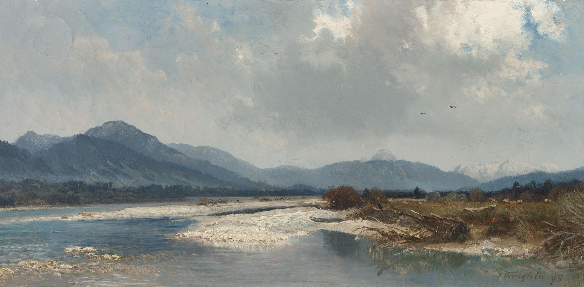 Josef Wenglein - Isarlandschaft.