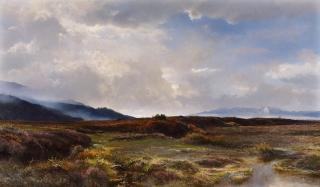 Josef Wenglein - Weite Landschaft im Dachauer Moos