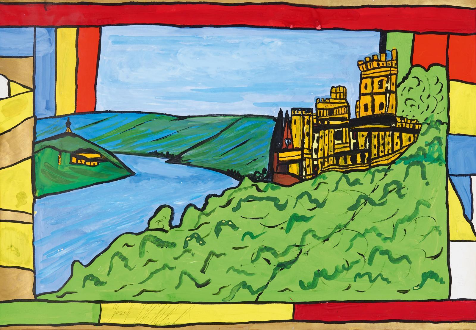 Josef Wittlich - Burg Stolzenfels am Rhein