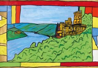 Josef Wittlich - Burg Stolzenfels am Rhein