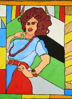 Josef Wittlich - Frauenporträt.