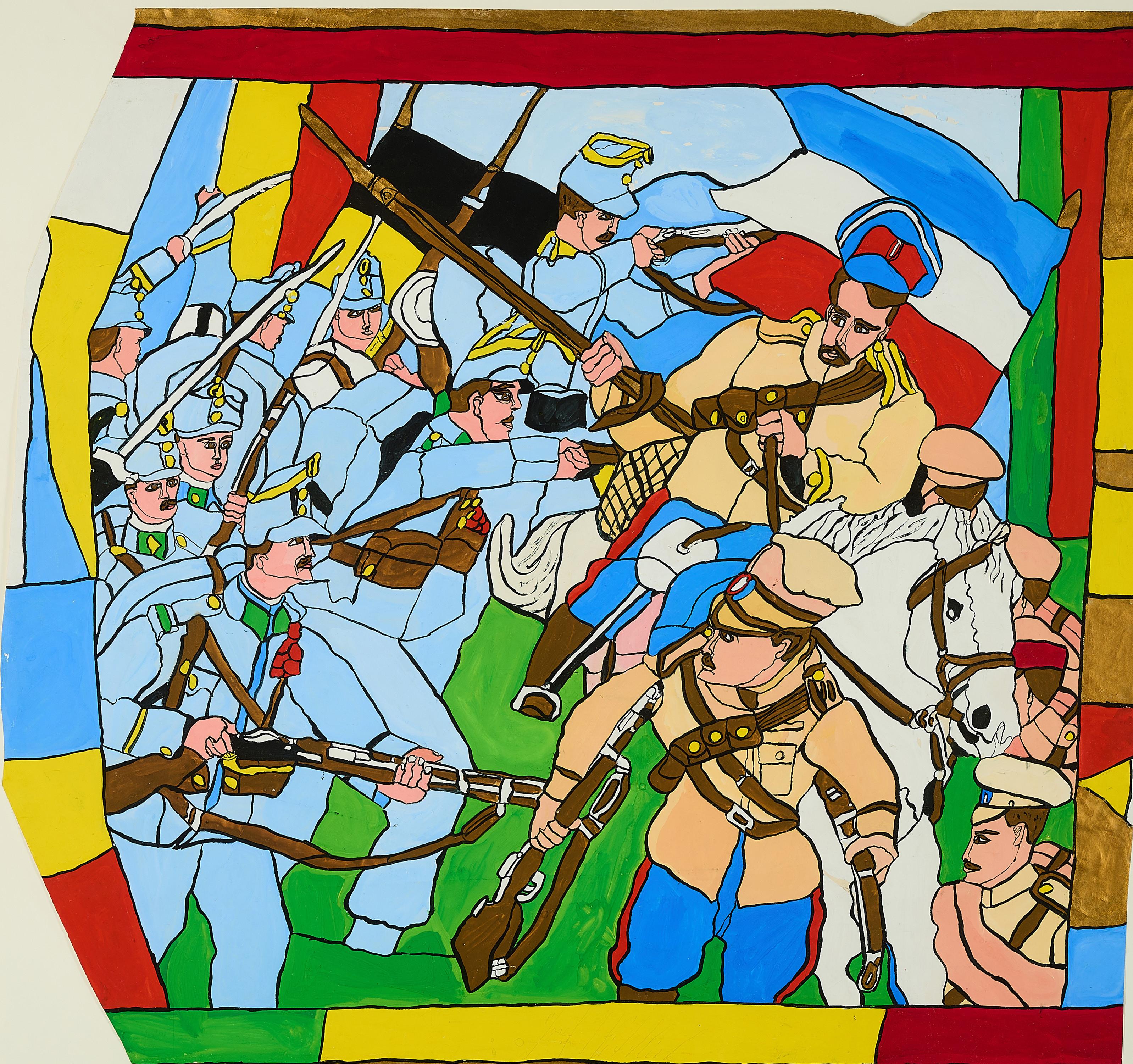 Josef Wittlich - Schlachtenszene.