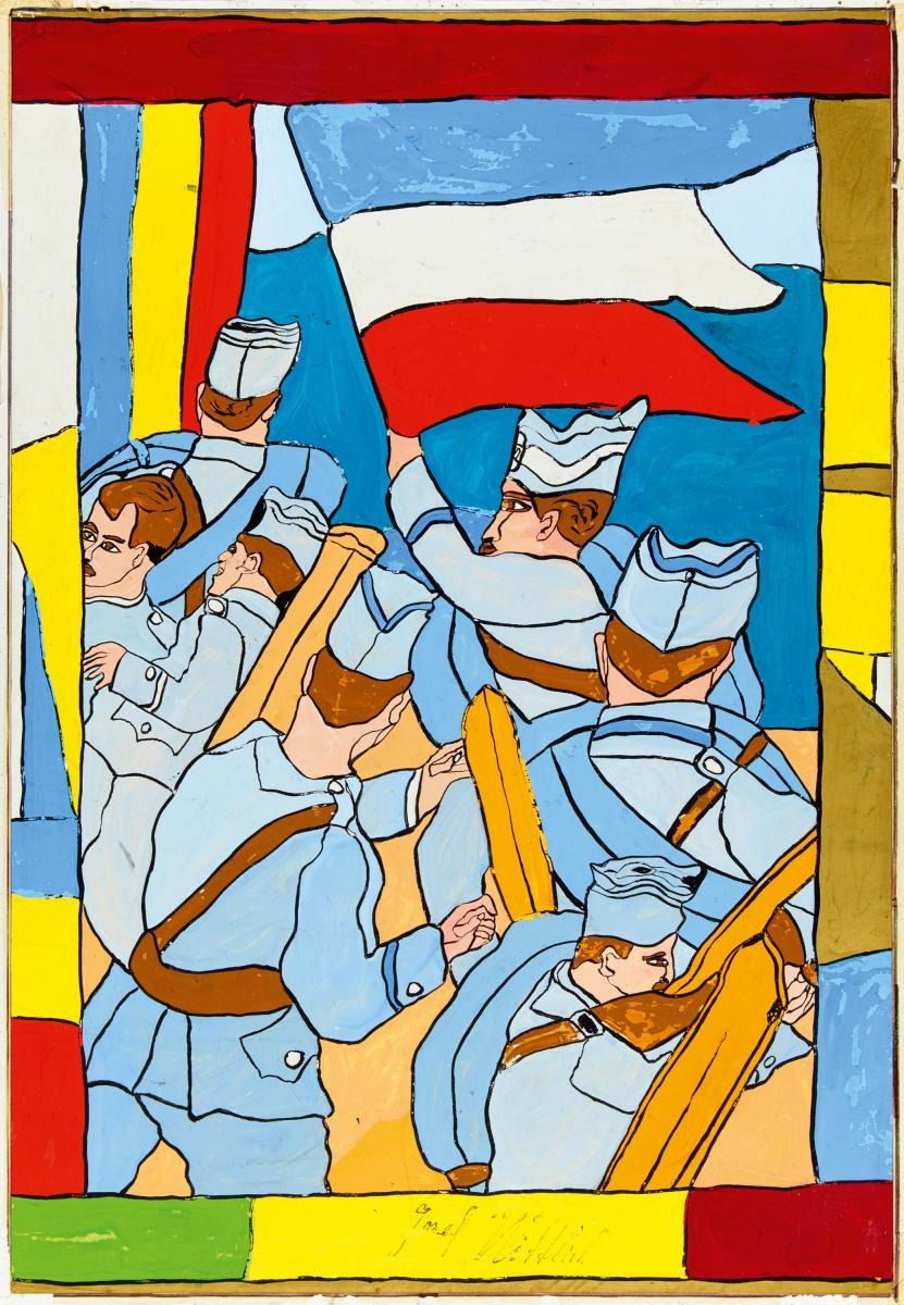 Josef Wittlich - Soldatenszene.