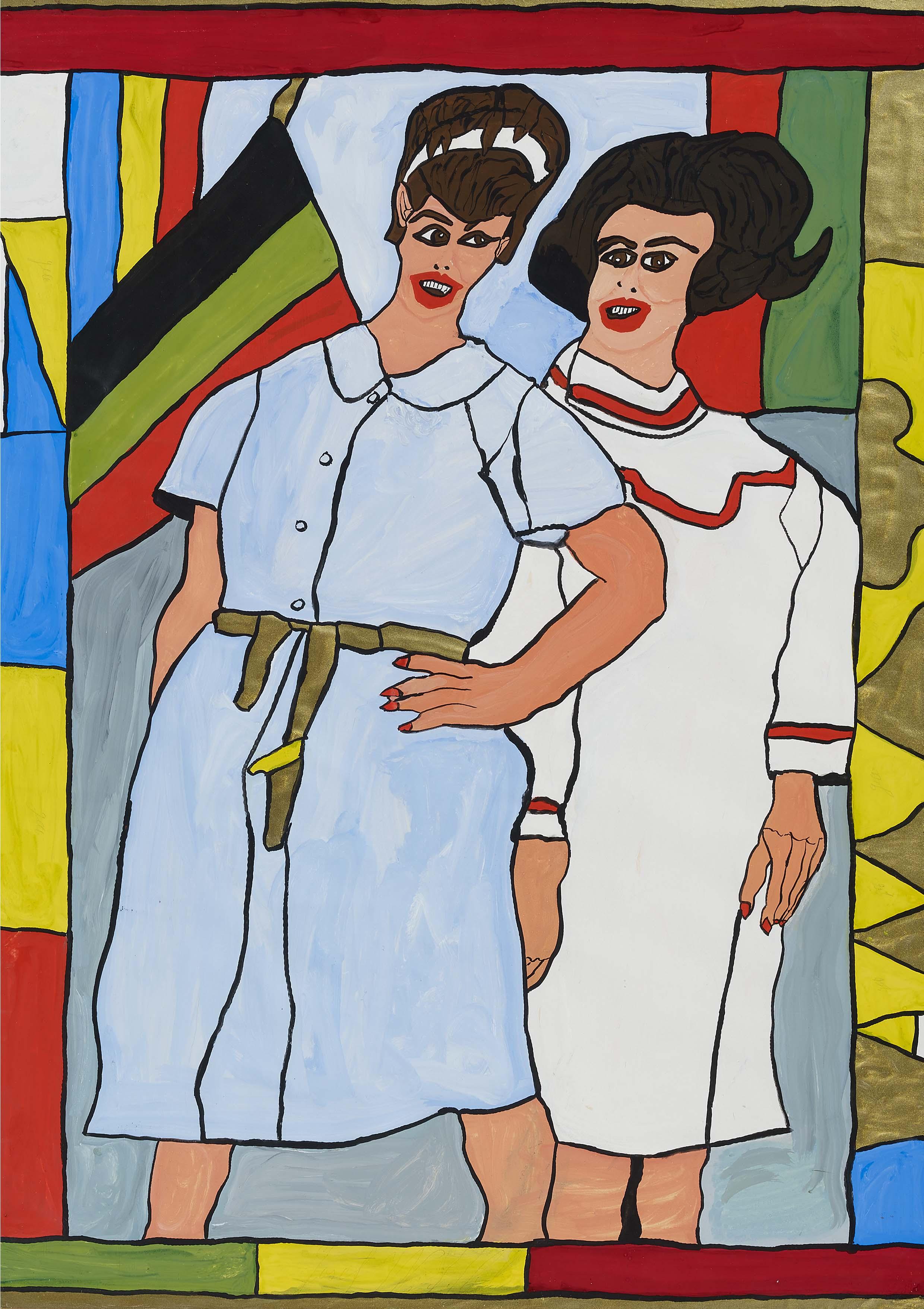 Josef Wittlich - Zwei Frauen