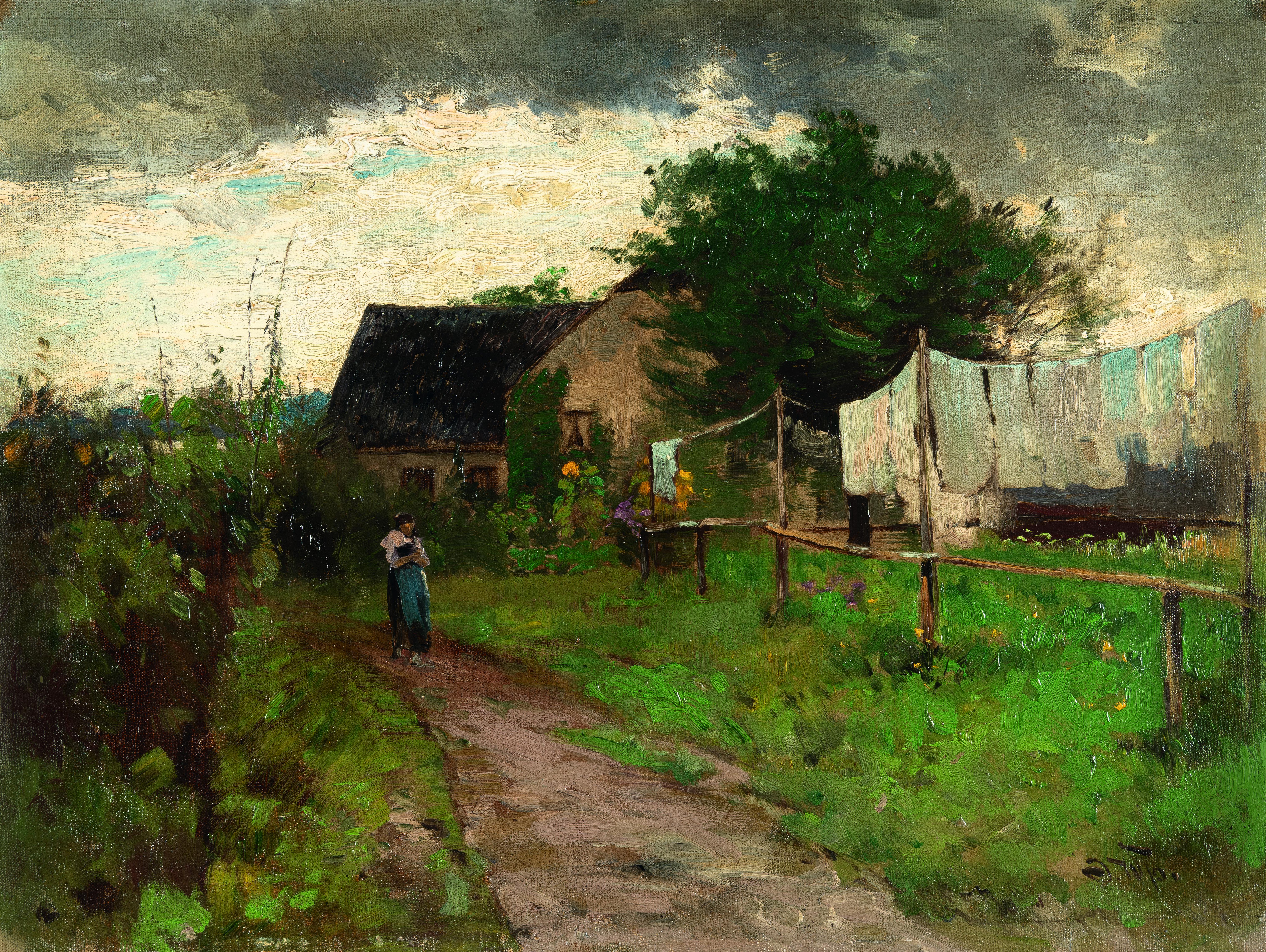 Josef Wopfner - Gewitterstimmung auf der Fraueninsel