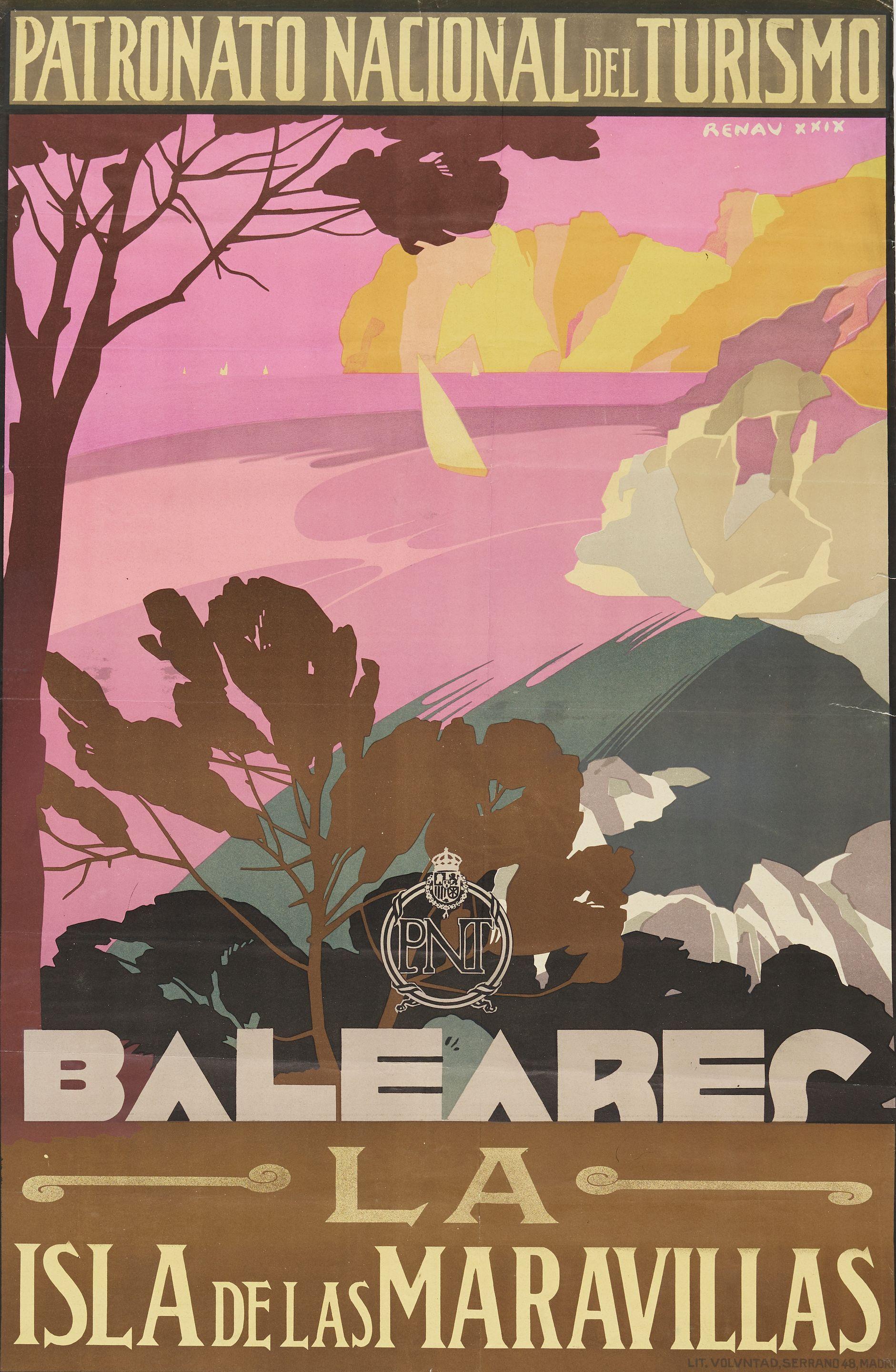 Josep Renau Montoro - Patronato Nacional Del Turismo, Baleares, La Isla De Las Maravillas
