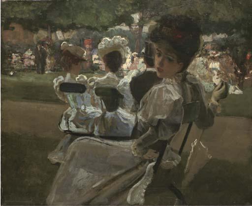 Joseph Alfred Terry, R.B.A. - The Garden Party