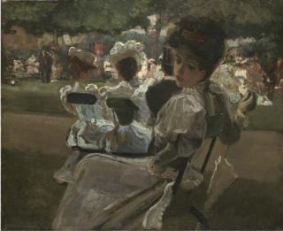 Joseph Alfred Terry, R.B.A. - The Garden Party