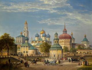 Joseph Andreas Weiss - The Trinity Lavra Of St Sergius At Sergiev Posad