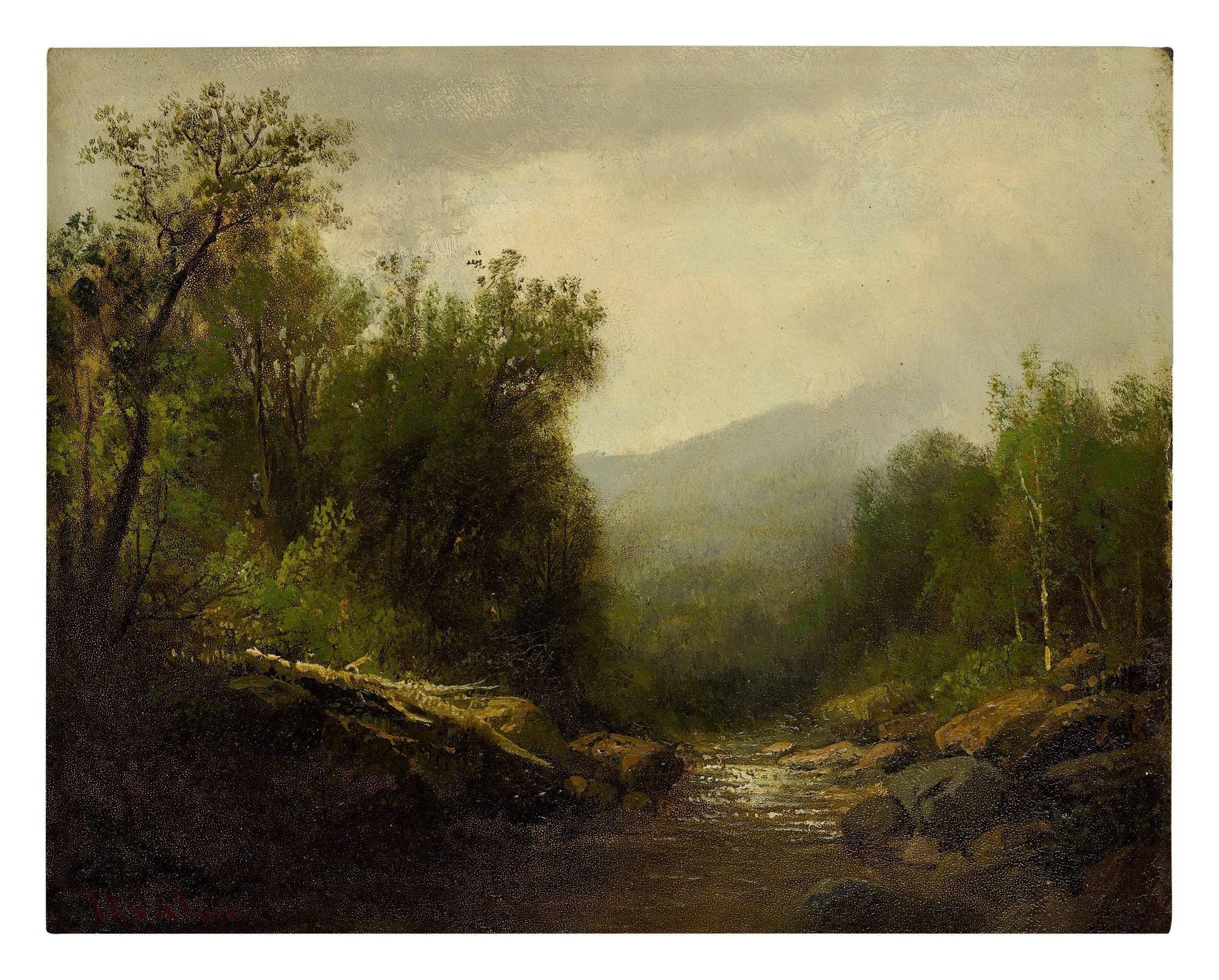 Joseph Antonio Hekking - Landscape With Stream
