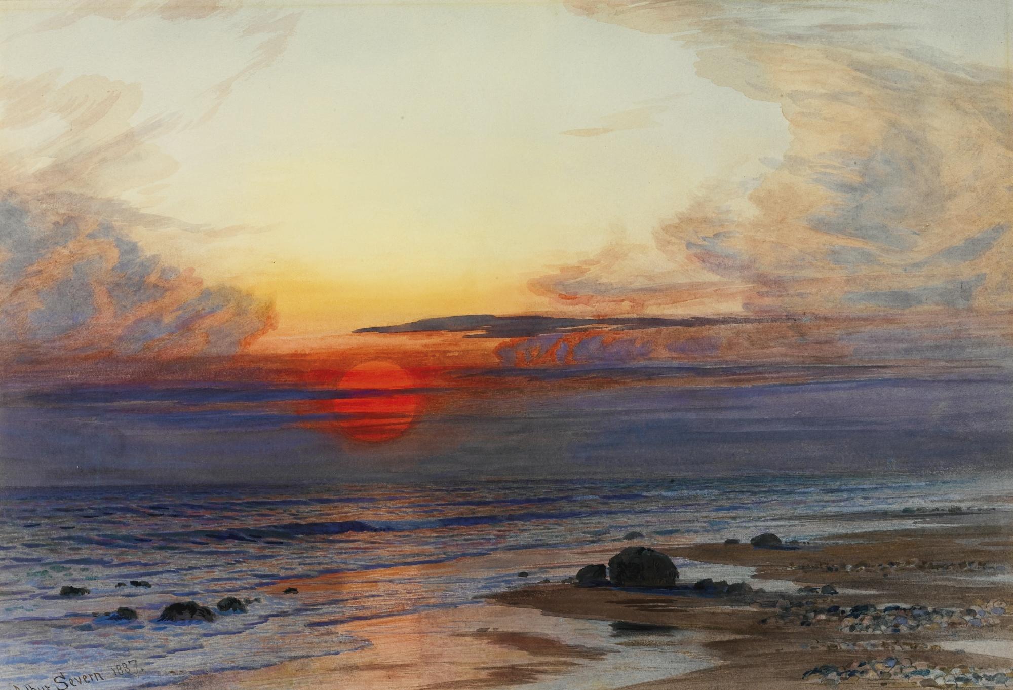 Joseph Arthur Palliser Severn - Sunset