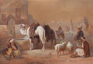 Joseph Austin Benwell - Caravan at rest