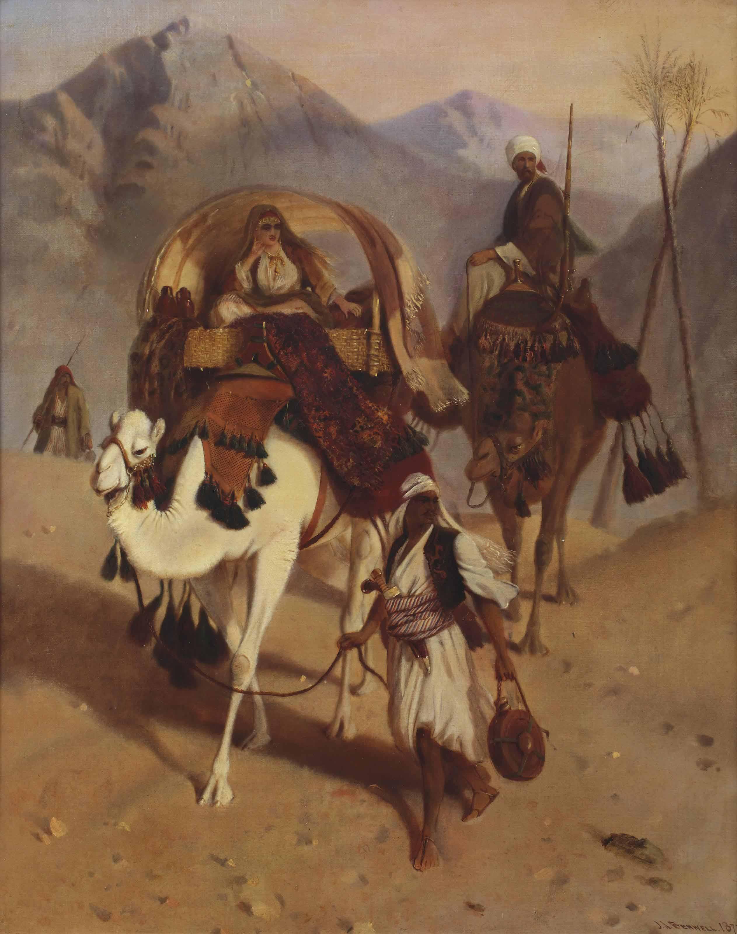 Joseph Austin Benwell - In The Desert, Sinai