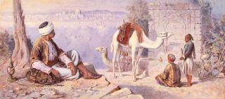 Joseph Austin Benwell - Jerusalem from Bethany