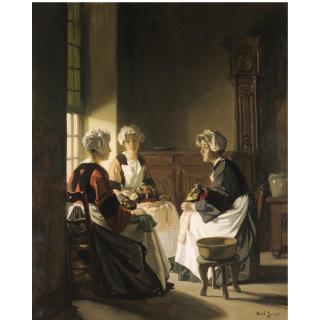 Joseph Bail - French Les Dentellières