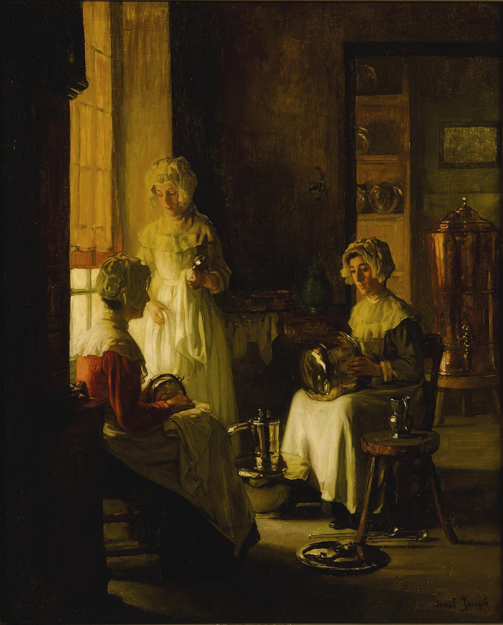 Joseph Bail - French polishing Coppers