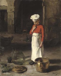 Joseph Bail - La Cruche Cassée (The Broken Jug)