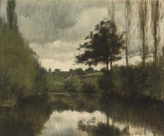 Joseph Bail - Paysage à la rivière