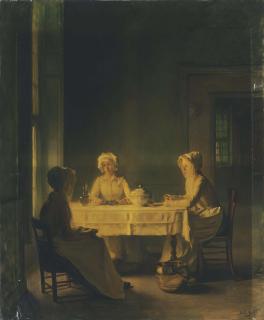 Joseph Bail - Servants Lunching
