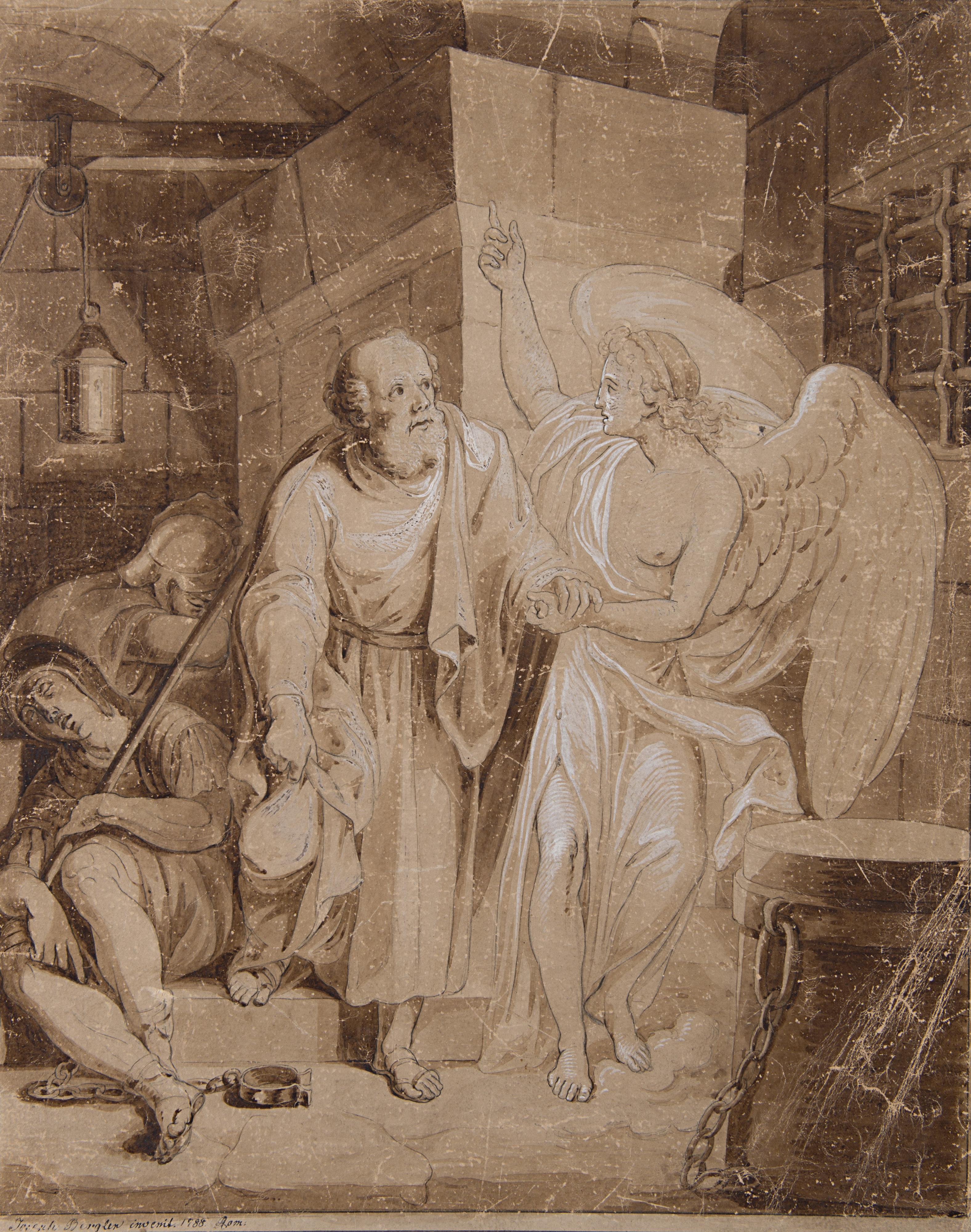 Joseph Bergler - San Pietro salvato dall\'Angelo