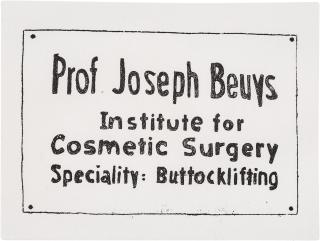 Joseph Beuys - Buttocklifting (S. 455B)