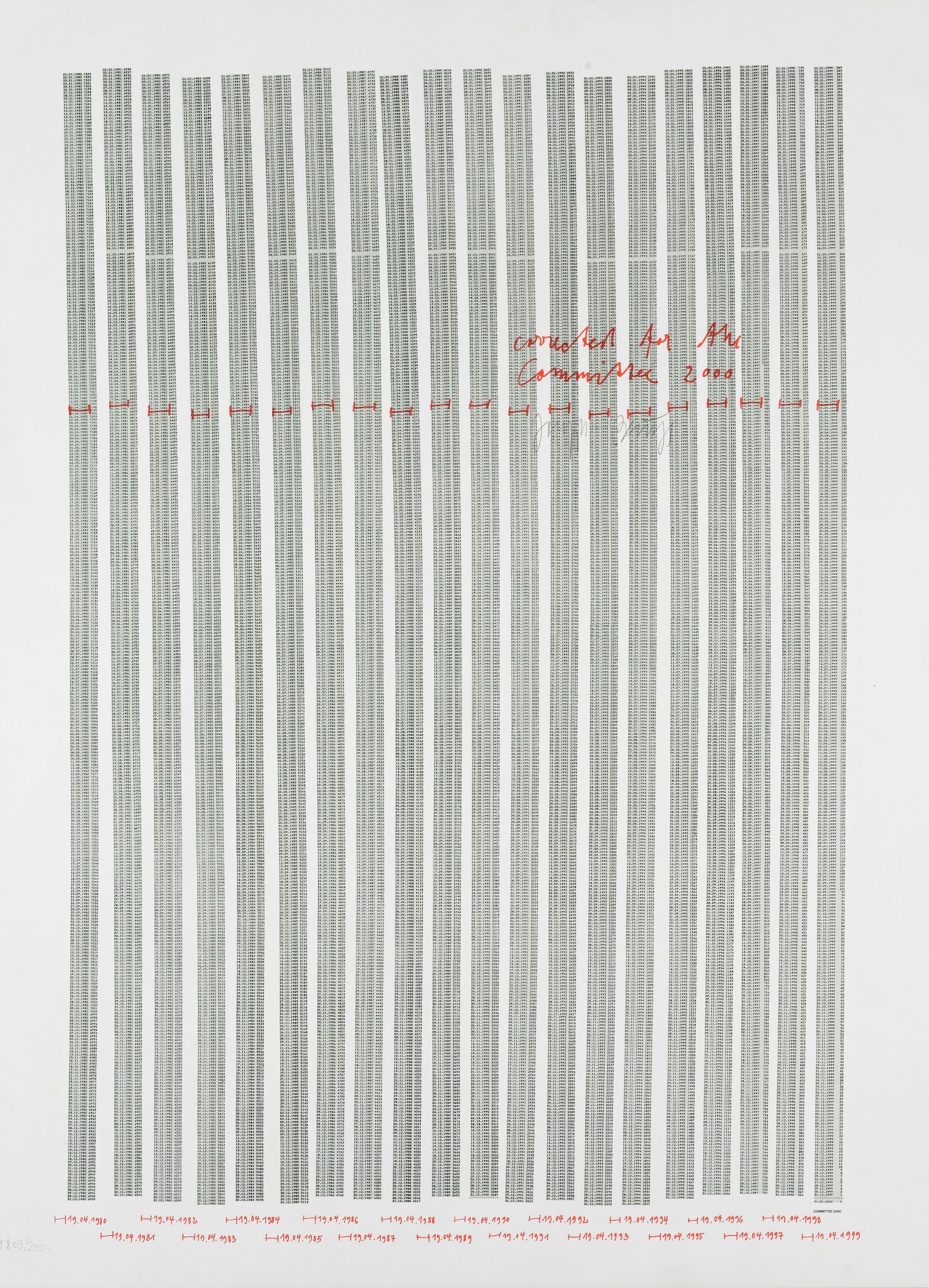 Joseph Beuys - Countdown, 2000