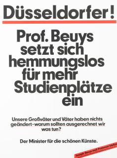 Joseph Beuys - Düsseldorfer! 1972