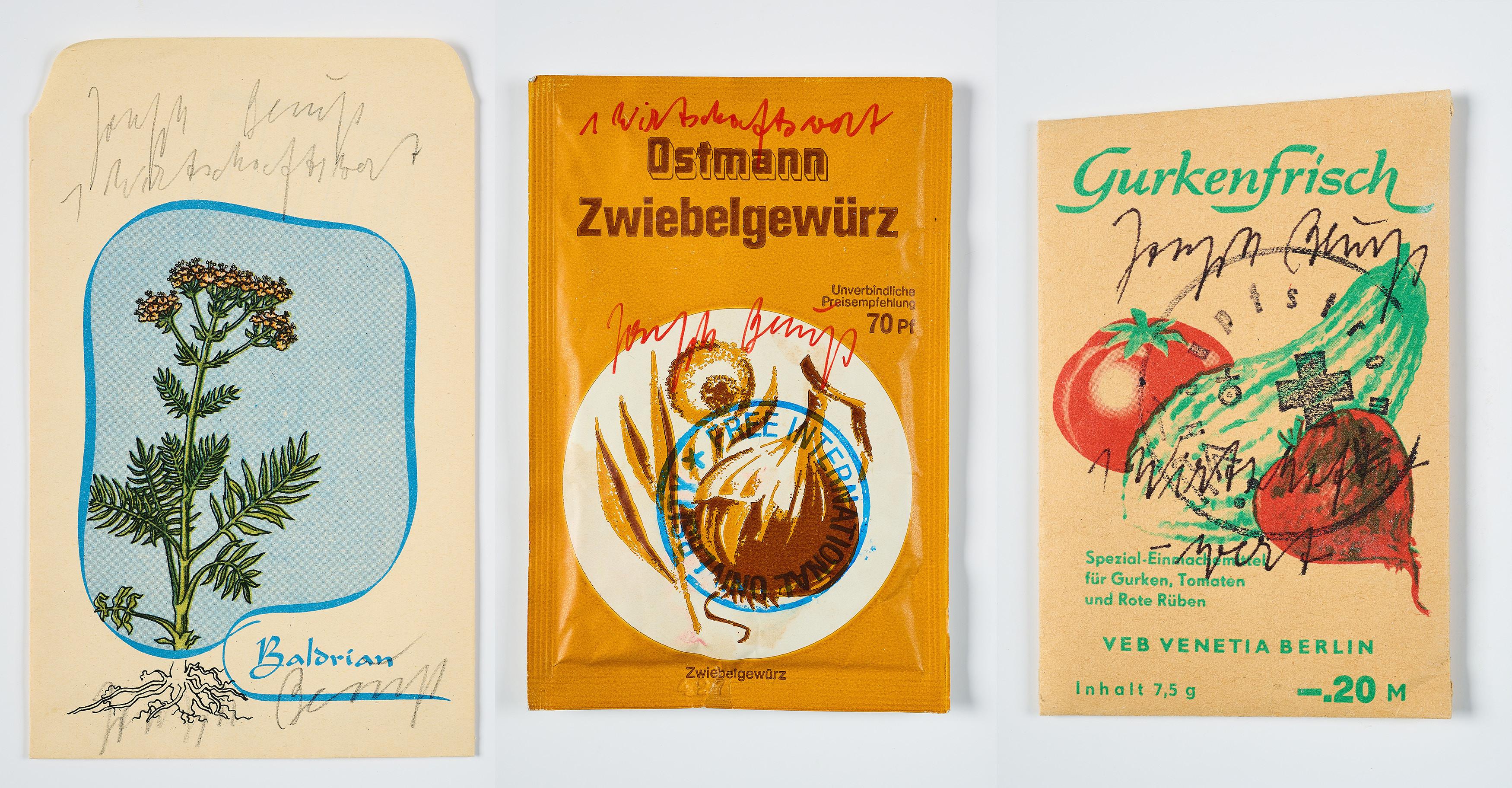 Joseph Beuys - Konvolut von 3 Multiples.