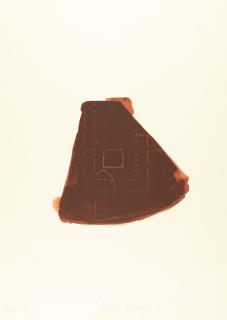 Joseph Beuys - Ohne Titel (Axtblatt) aus: Fünf Lithographien.