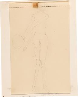 Joseph Beuys - Ohne Titel (Stehender Akt)