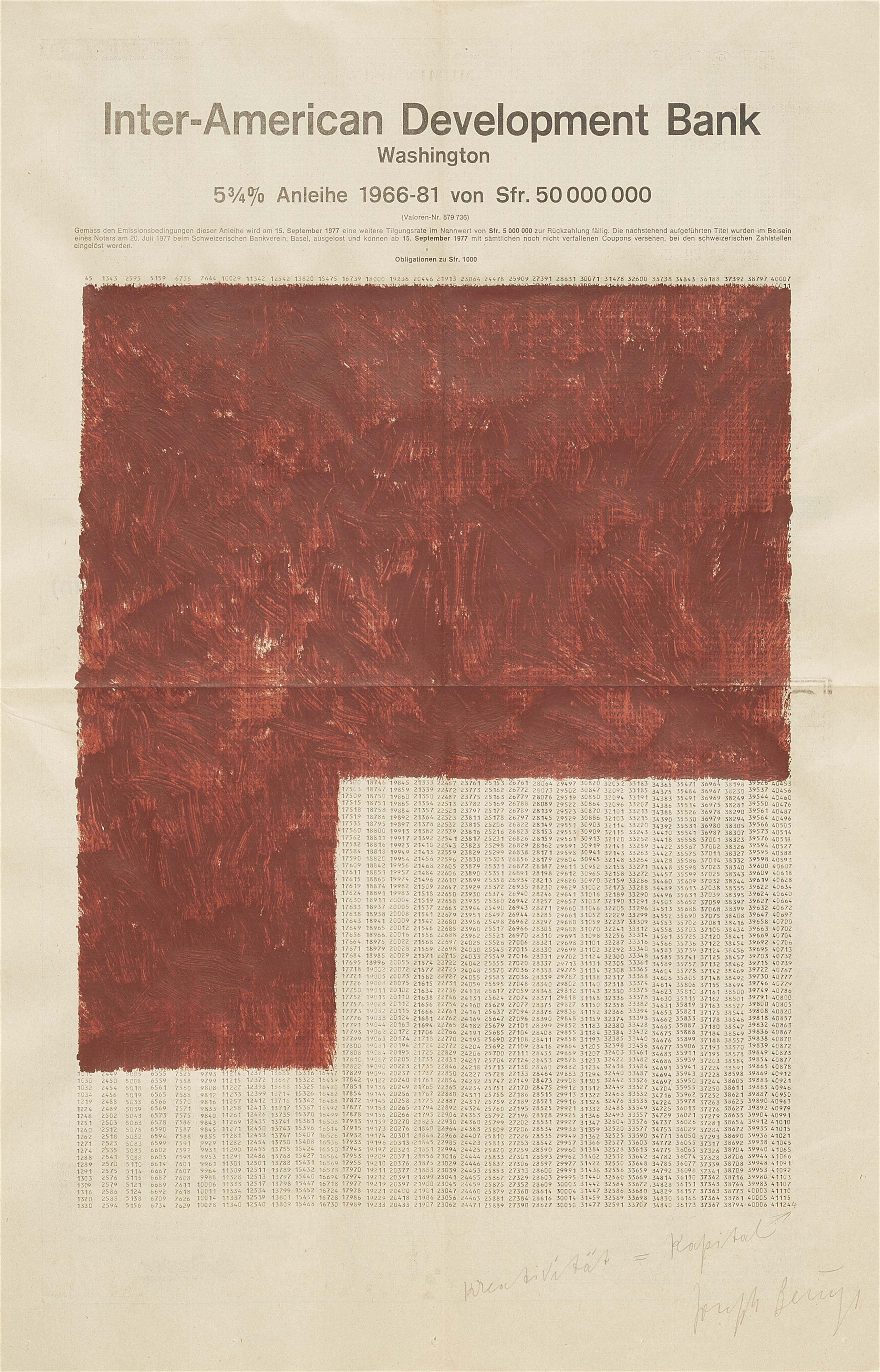 Joseph Beuys - Ohne Titel