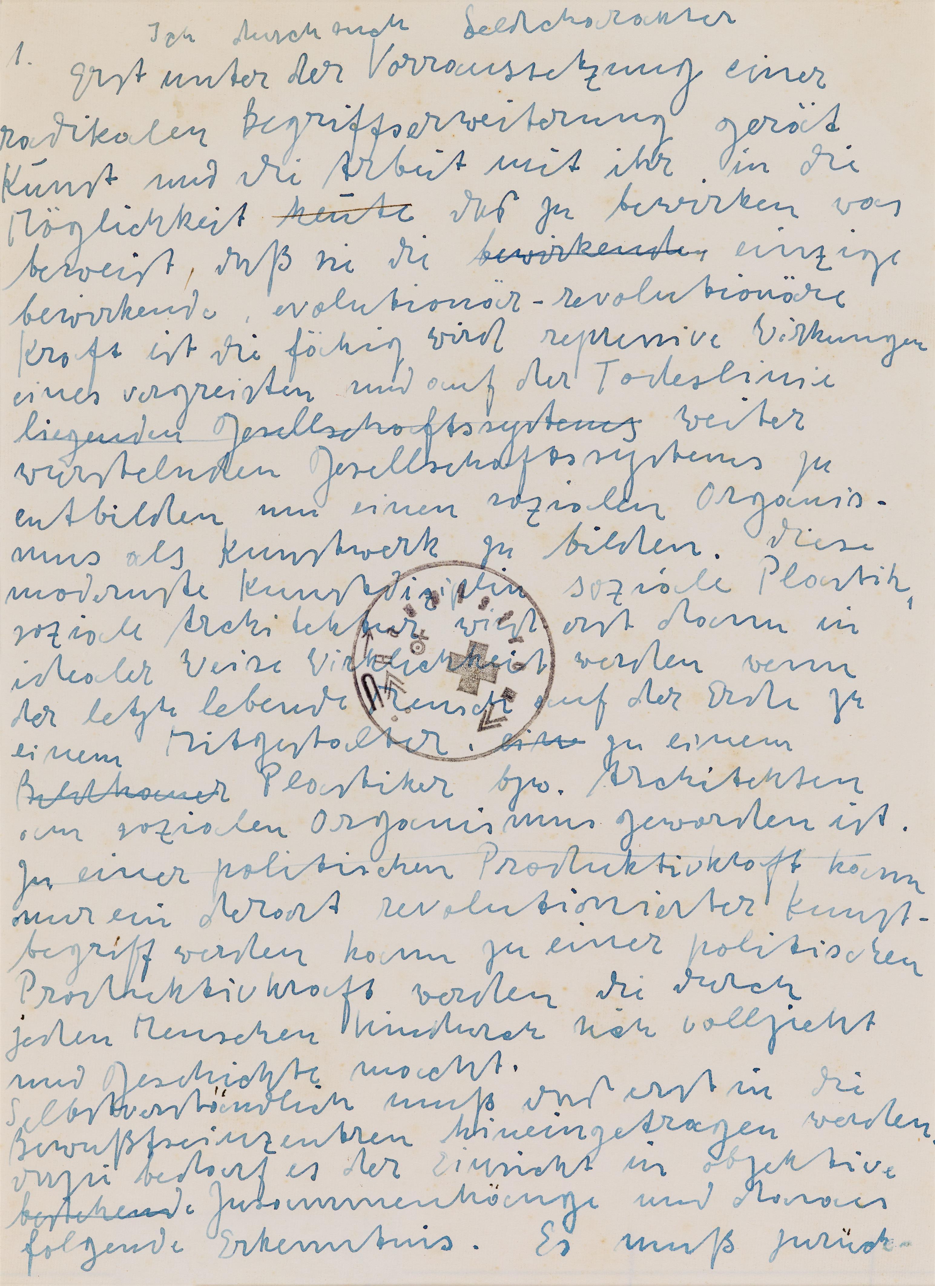 Joseph Beuys - Ohne Titel