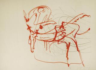 Joseph Beuys - Untitled - Hirsch und Sonne (from Spur I) (Schellmann 110)