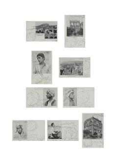 Joseph Beuys - von Gloeden-Postkarten(I) Mohammed(II) St. Domenico(III) La Badia vecchia(IV) Peppino(V) \