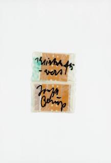 Joseph Beuys - Wirtschaftswert Wundpflaster.