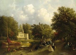 Joseph Bles - Elegant Figures On A Sunday Morning Having A Pick-Nick