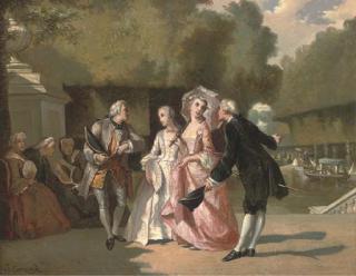 Joseph Caraud - A riverside rendezvous