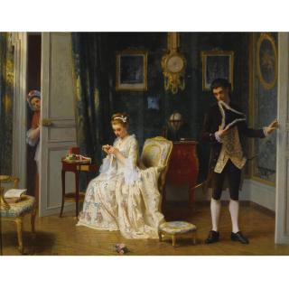 Joseph Caraud - Pink Flowers