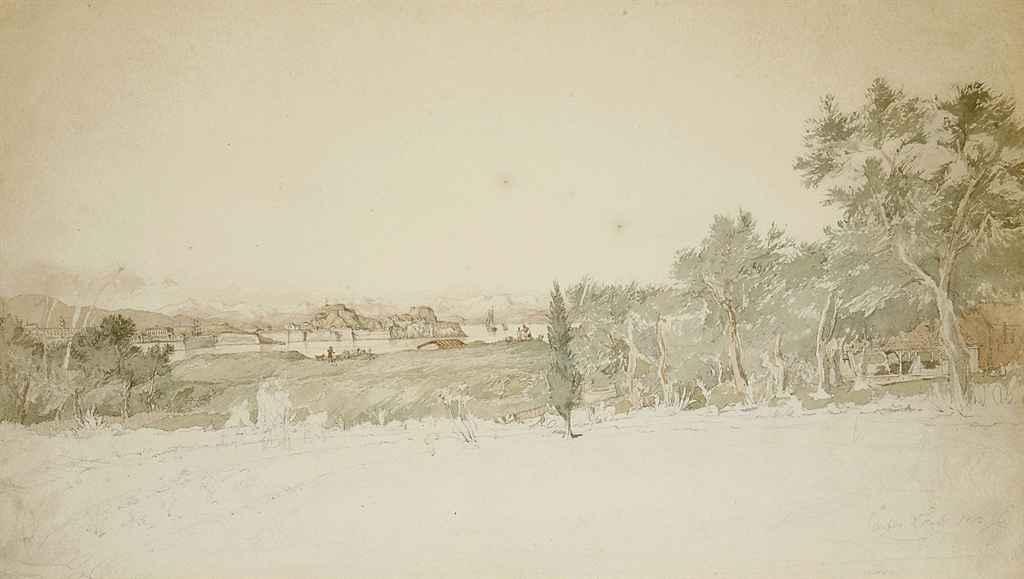 Joseph Cartwright - A view of the Citadel, Corfu