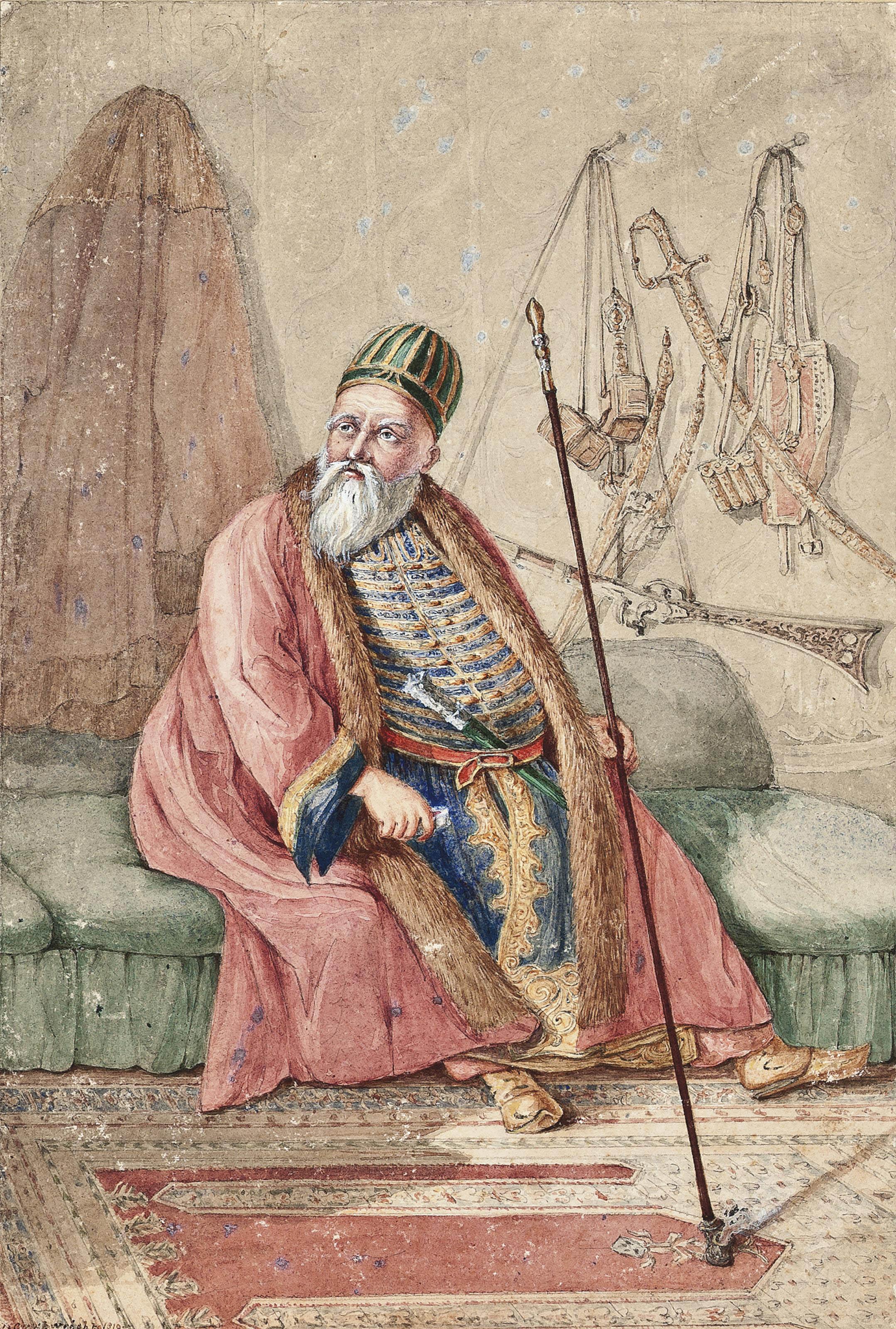 Joseph Cartwright - Portrait of Ali Pasha