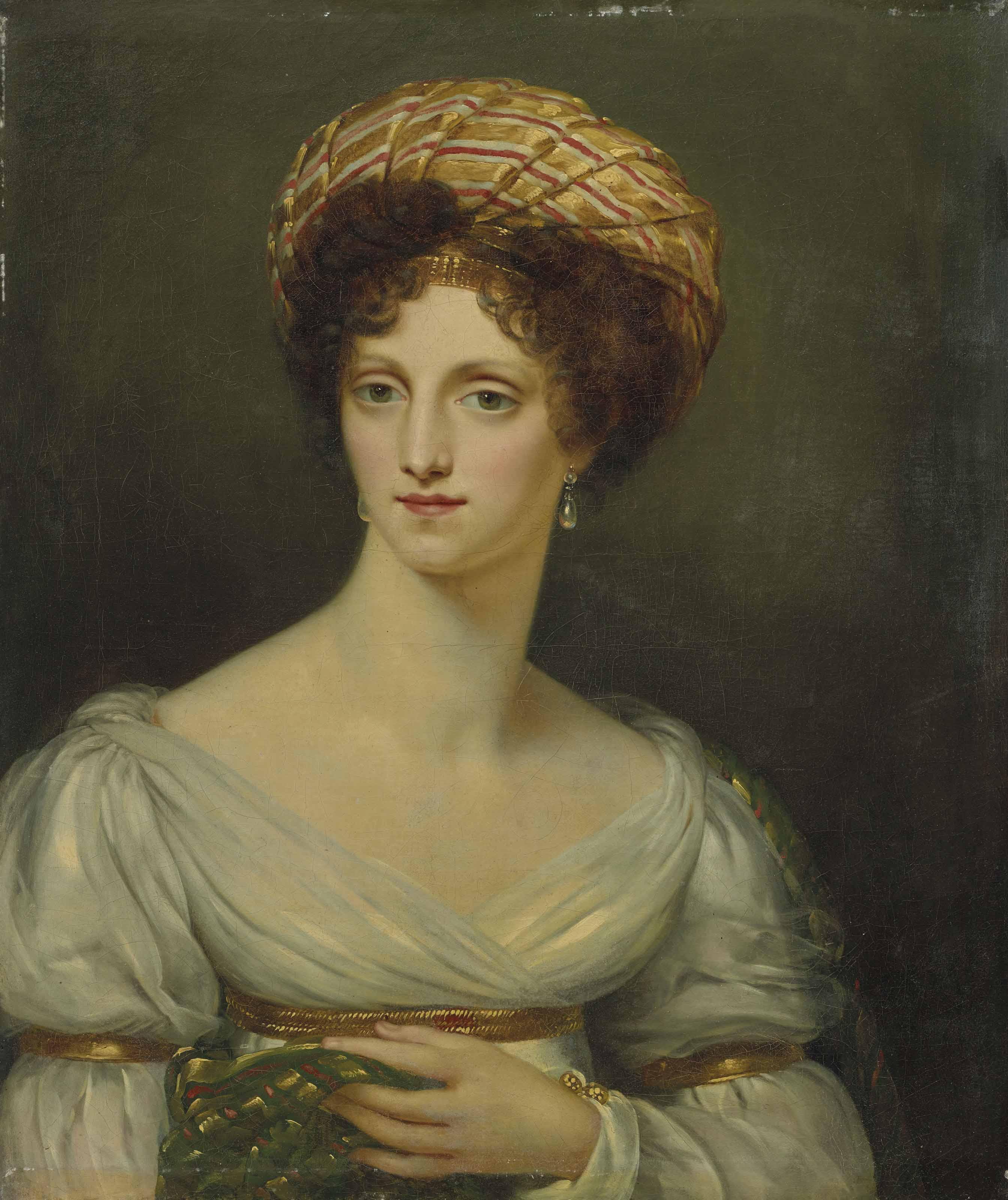Joseph Chabord - Portrait de Dorothée, princesse de Courlande (1793-1862), duchesse de Talleyrand-Périgord