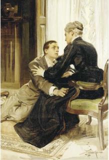 Joseph Christian Leyendecker - Consolation