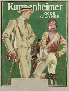 Joseph Christian Leyendecker - Kuppenheimer Good Clothes (Man And Jockey)