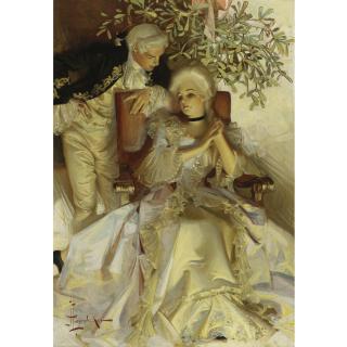 Joseph Christian Leyendecker - The Courtship