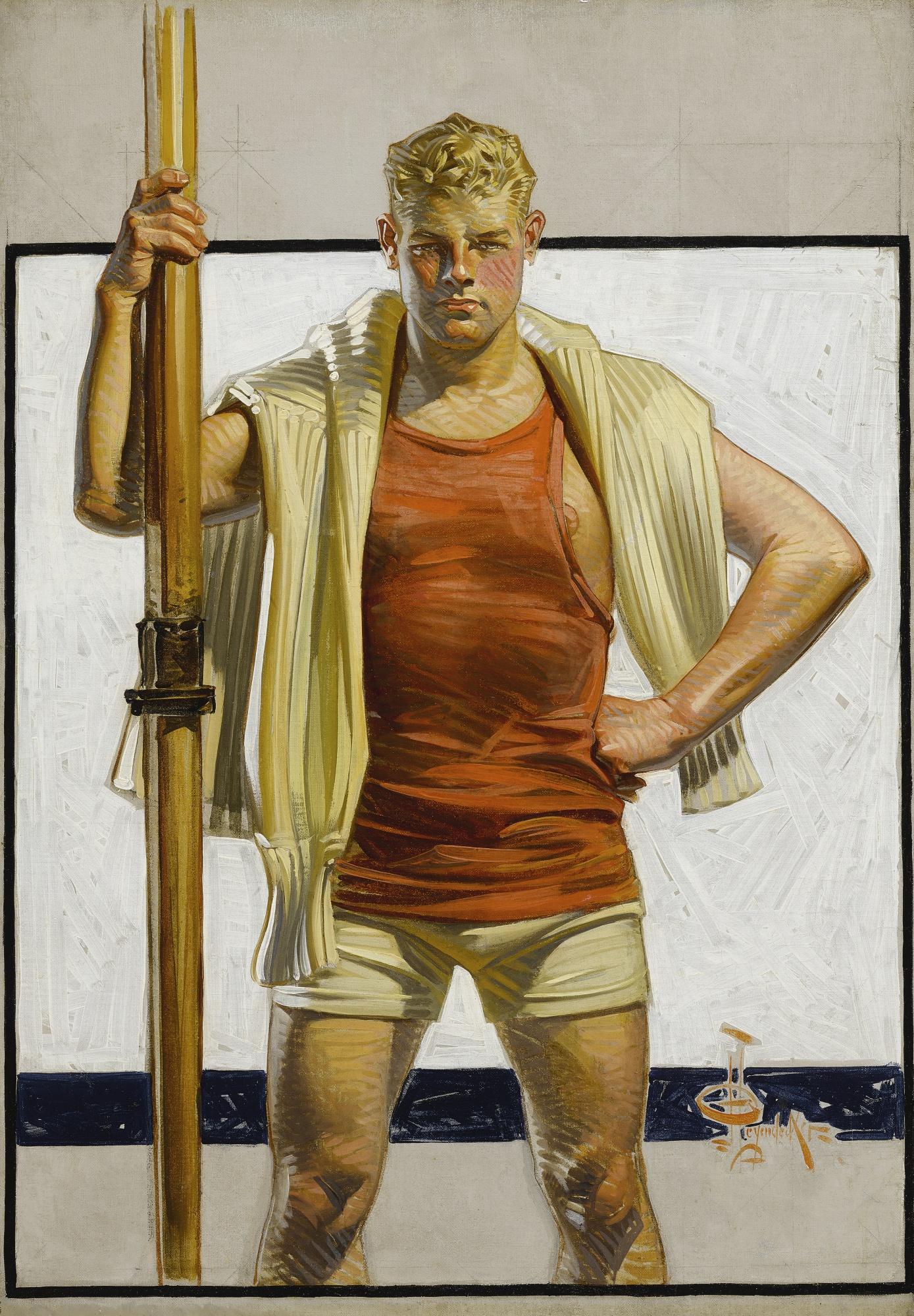 Joseph Christian Leyendecker - The Oarsman